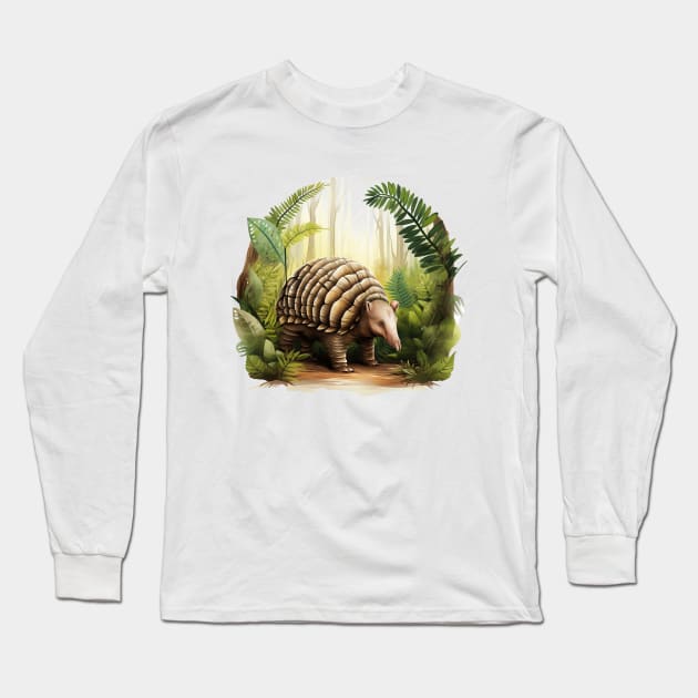 Armadillo Long Sleeve T-Shirt by zooleisurelife